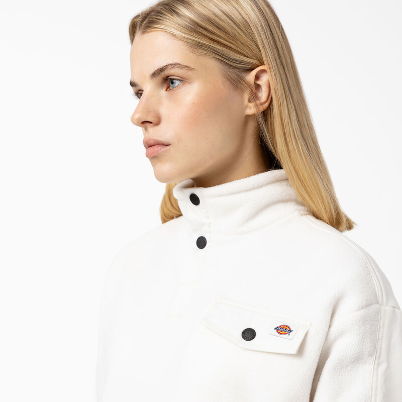 Dickies Port Allen Fleece Pullover White ID-Tu18zMVu