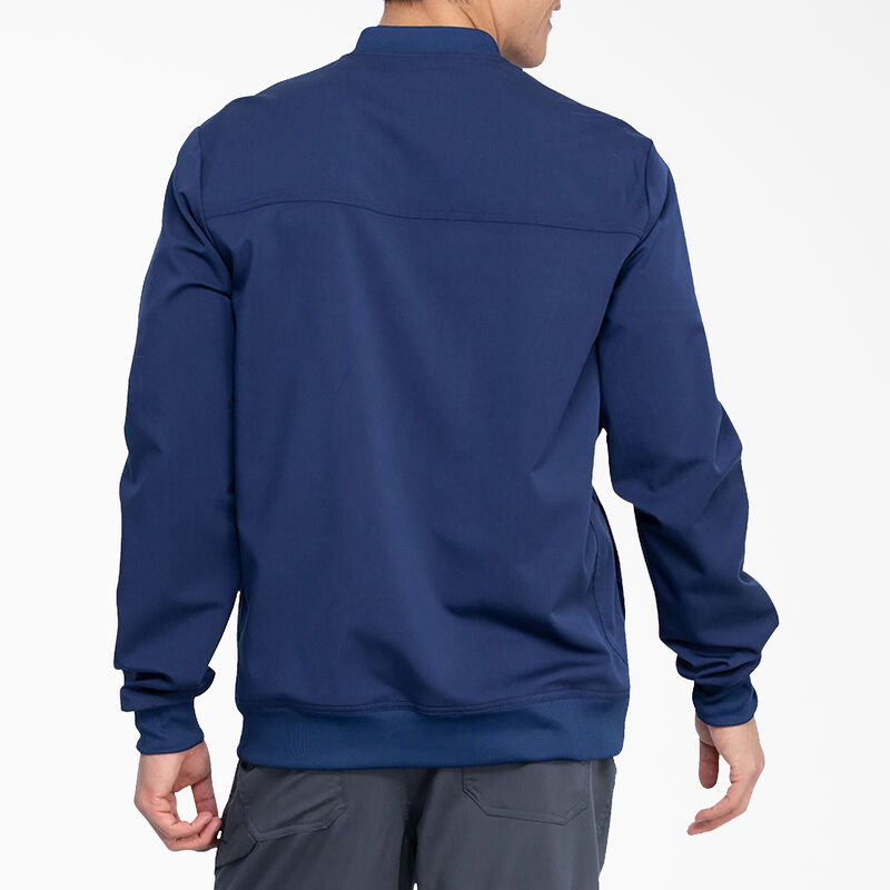 Dickies Men's Balance Zip Front Scrub Jacket Navy Blue ID-Ty5WV6PK