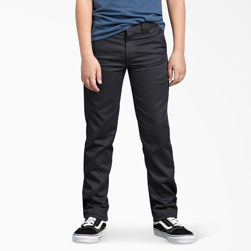 Dickies Boys' FLEX Skinny Fit Pants, 4-20 Black ID-Tze8p1EI