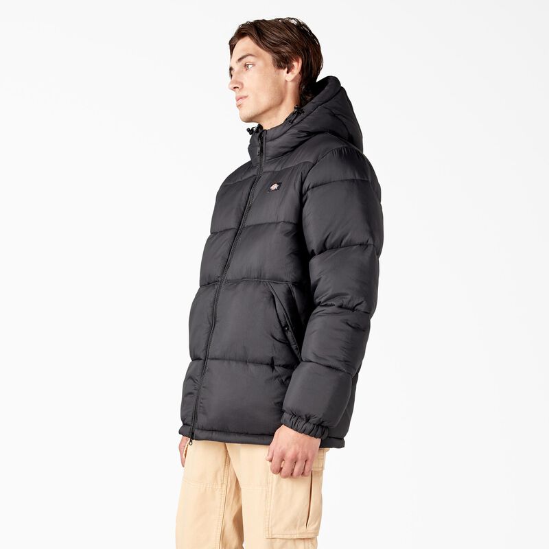 Dickies Waldenburg Hooded Puffer Jacket Black ID-UBQhBxxu