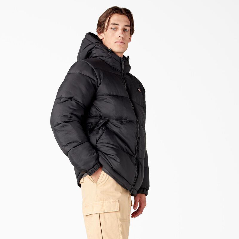 Dickies Waldenburg Hooded Puffer Jacket Black ID-UBQhBxxu