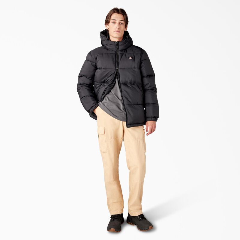 Dickies Waldenburg Hooded Puffer Jacket Black ID-UBQhBxxu