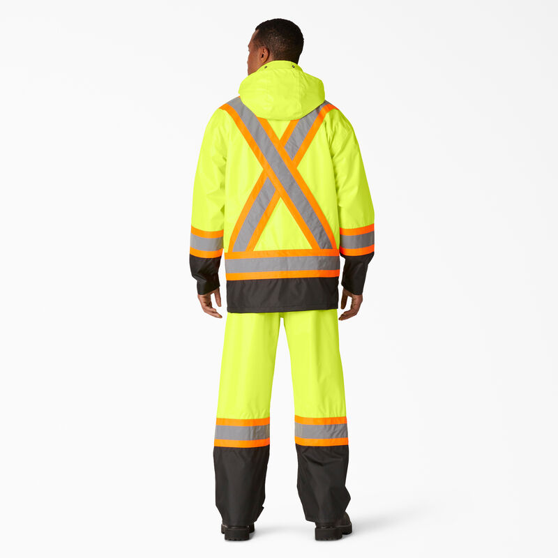 Dickies Hi Vis 2-Piece Safety Rain Suit ANSI Yellow ID-UH7kfykK