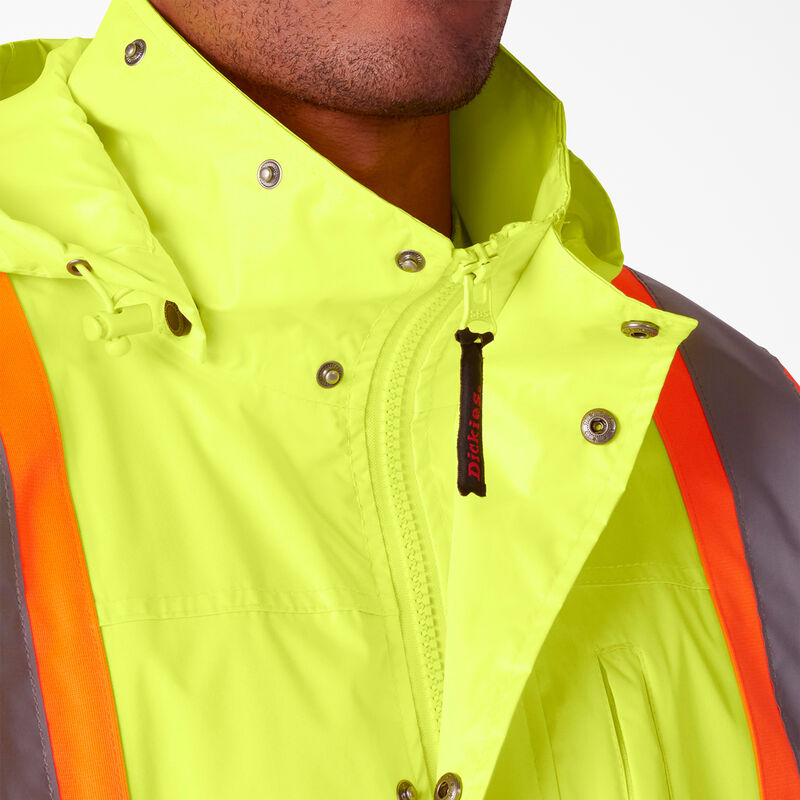 Dickies Hi Vis 2-Piece Safety Rain Suit ANSI Yellow ID-UH7kfykK