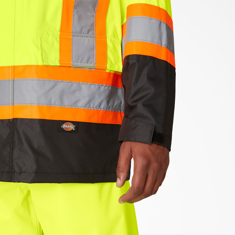 Dickies Hi Vis 2-Piece Safety Rain Suit ANSI Yellow ID-UH7kfykK