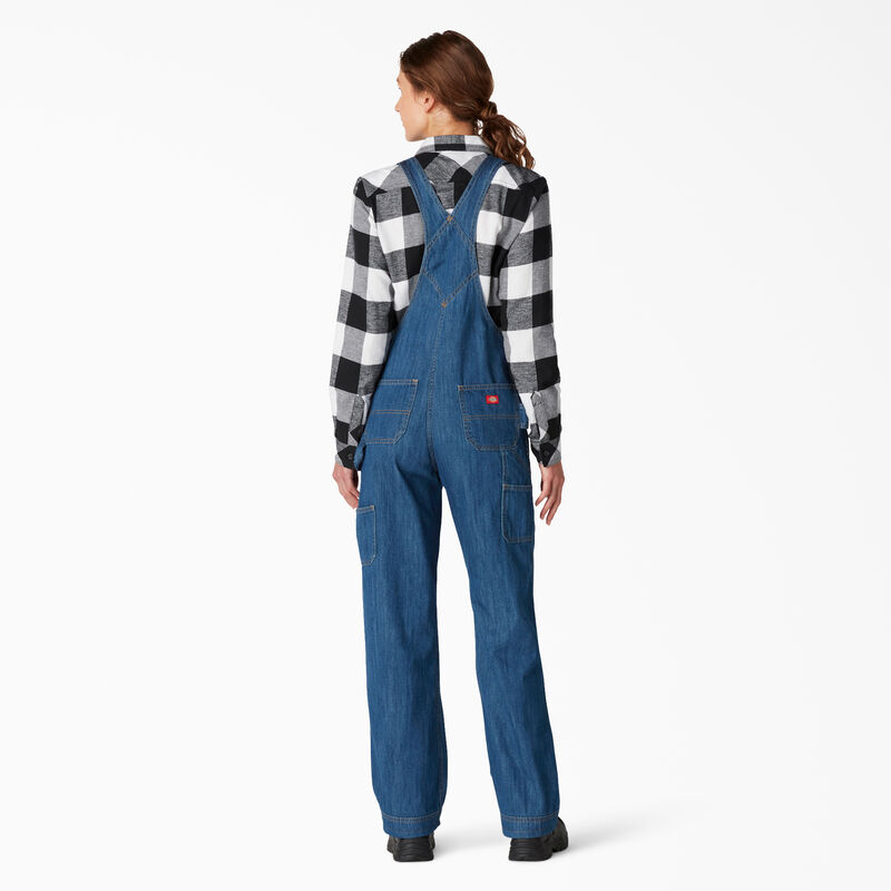 Dickies Relaxed Fit Bib Overalls Stonewashed Medium Blue ID-UJwF9pza