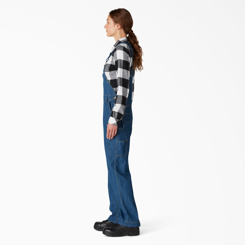 Dickies Relaxed Fit Bib Overalls Stonewashed Medium Blue ID-UJwF9pza