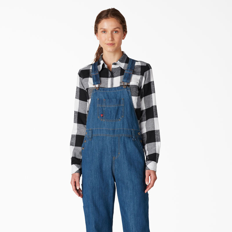 Dickies Relaxed Fit Bib Overalls Stonewashed Medium Blue ID-UJwF9pza