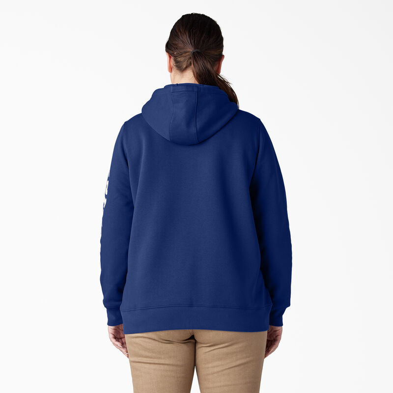 Dickies Plus Heavyweight Logo Sleeve Pullover Surf Blue ID-USYIPR3y