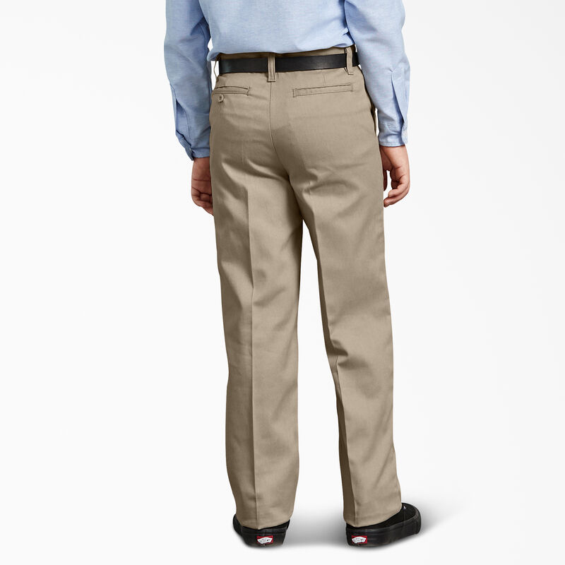 Dickies Boys' Husky Flex Classic Fit Pants, 8-20 Desert Sand ID-USuXoxcf