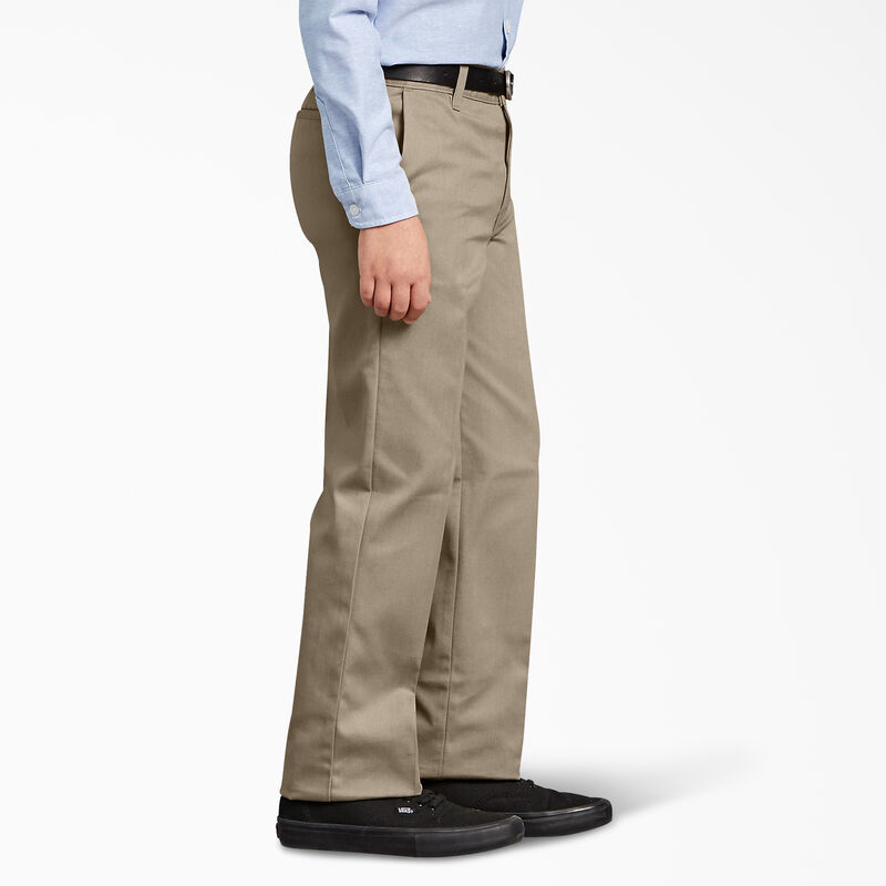 Dickies Boys' Husky Flex Classic Fit Pants, 8-20 Desert Sand ID-USuXoxcf