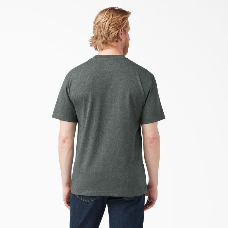Dickies Heavyweight Heathered Short Sleeve Pocket T-Shirt Hunter Green ID-UqiONQcd