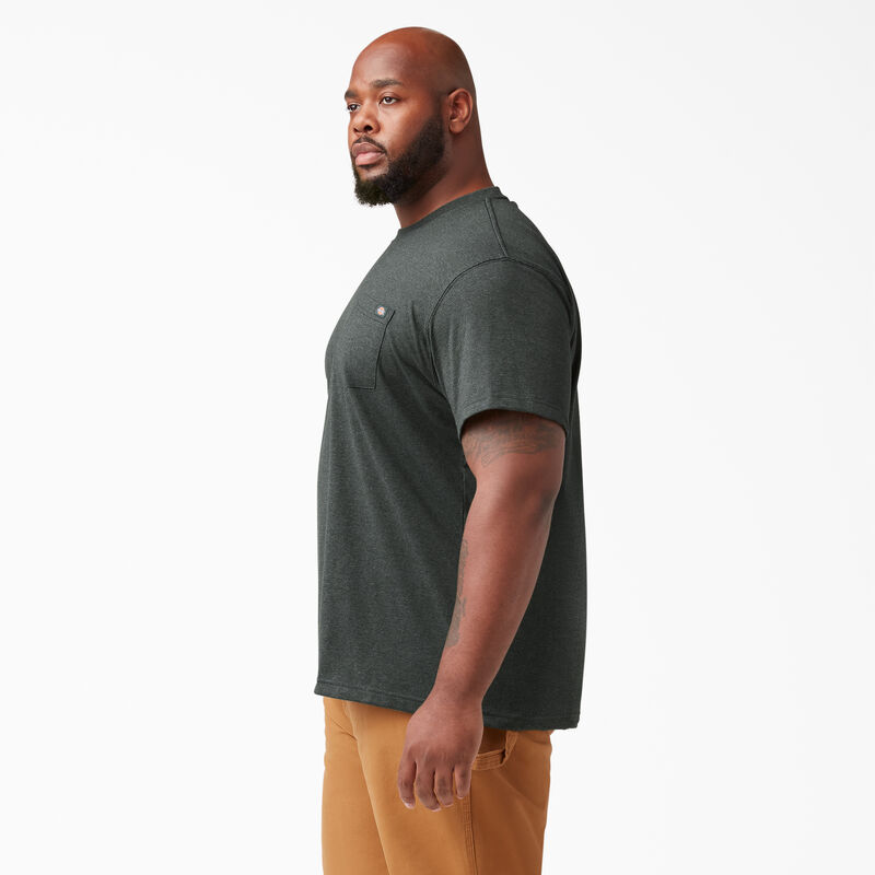 Dickies Heavyweight Heathered Short Sleeve Pocket T-Shirt Hunter Green ID-UqiONQcd