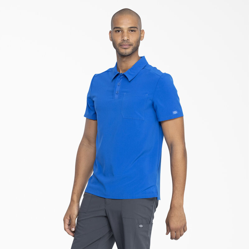 Dickies Men's EDS Essentials Medical Polo Shirt Royal Blue ID-V7U4yCMM