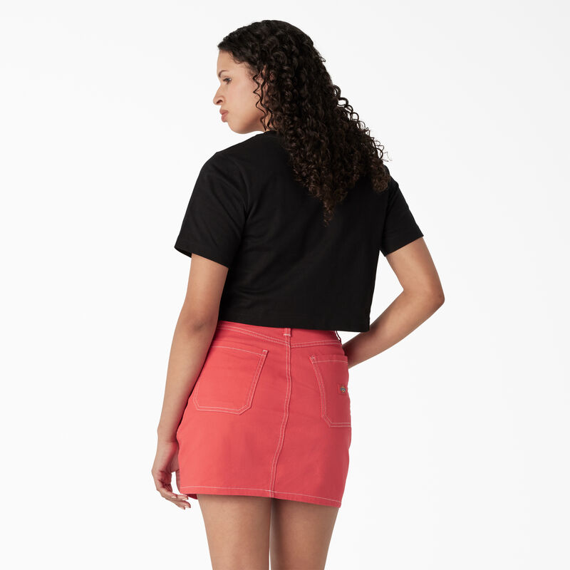Dickies Zebra Graphic Cropped T-Shirt Black ID-V83QITjn