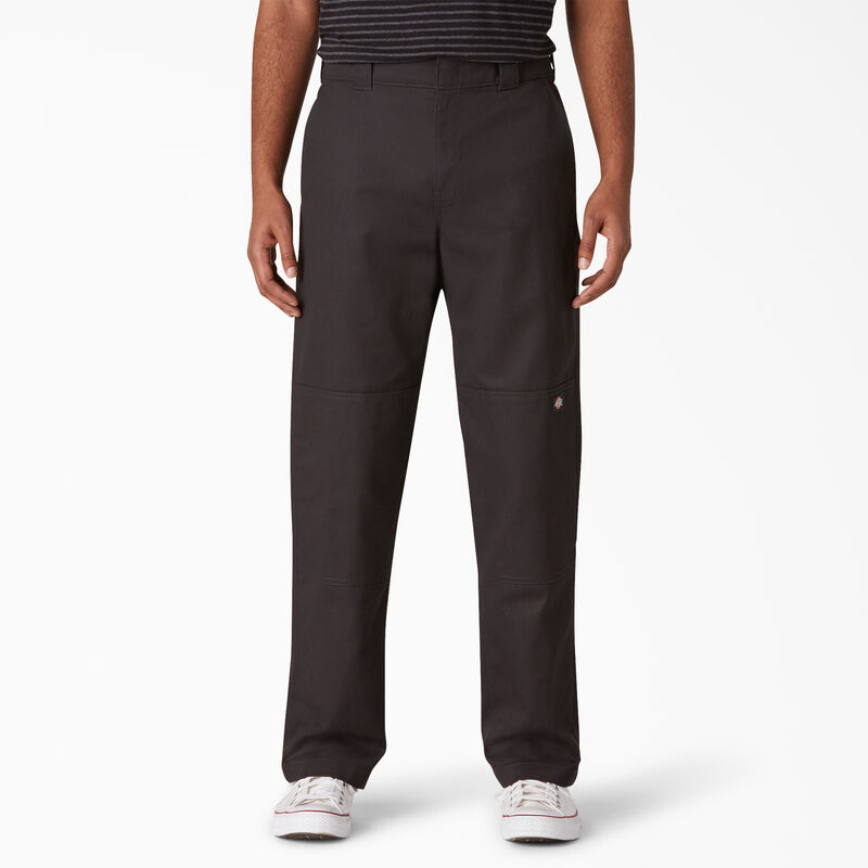 Dickies Slim Straight Fit Double Knee Pants Black ID-VD08a3pH