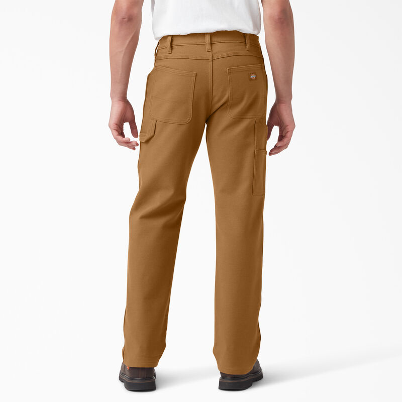 Dickies FLEX Lined Regular Fit Duck Carpenter Pants Rinsed Brown Duck ID-VGeDCcGV