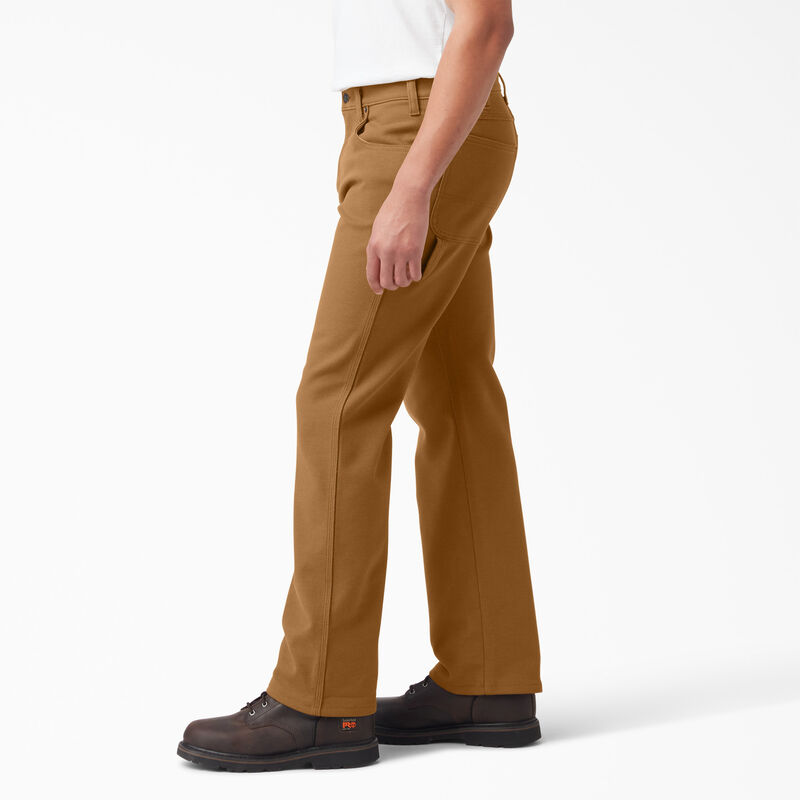 Dickies FLEX Lined Regular Fit Duck Carpenter Pants Rinsed Brown Duck ID-VGeDCcGV