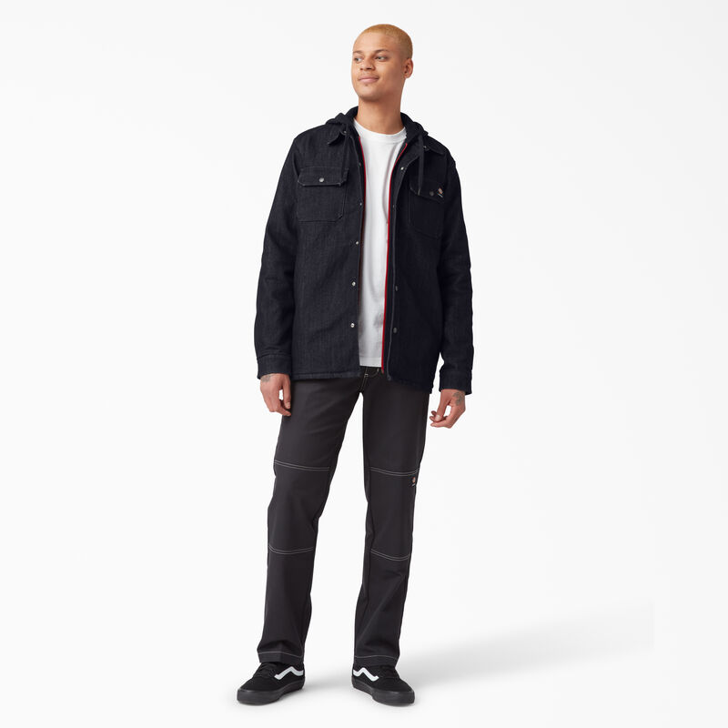 Dickies Skateboarding Denim Shirt Jacket Rinsed Indigo Blue ID-VNFjTAEP