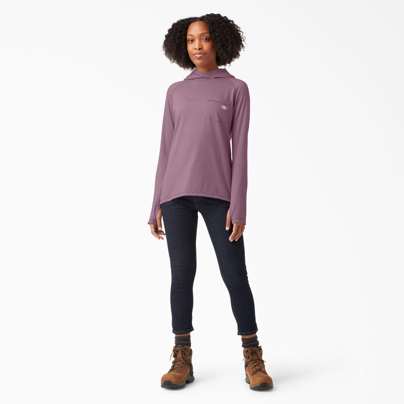 Dickies Cooling Performance Sun Shirt Mauve Shadow Heather ID-VNZlPyY2