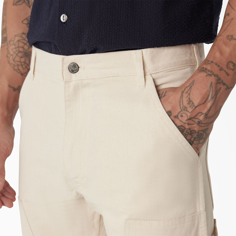 Dickies 1922 Regular Fit Double Knee Pants Rinsed Natural ID-VVJcFlGg