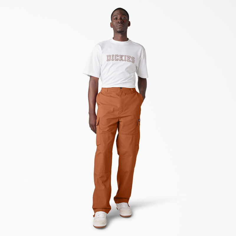 Dickies Eagle Bend Relaxed Fit Double Knee Cargo Pants Bombay Brown ID-Vqt6Ai95
