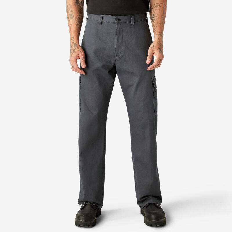 Dickies Loose Fit Cargo Pants Rinsed Charcoal Gray ID-VwpAIs9H