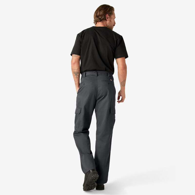Dickies Loose Fit Cargo Pants Rinsed Charcoal Gray ID-VwpAIs9H