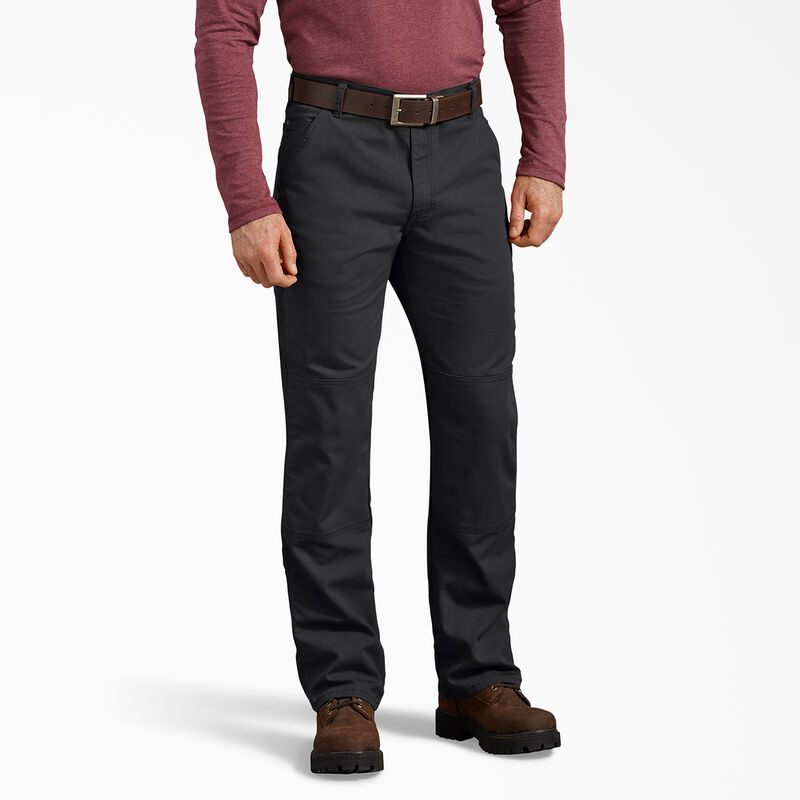 Dickies Regular Fit Duck Double Knee Pants Stonewashed Black ID-W7lpHXce