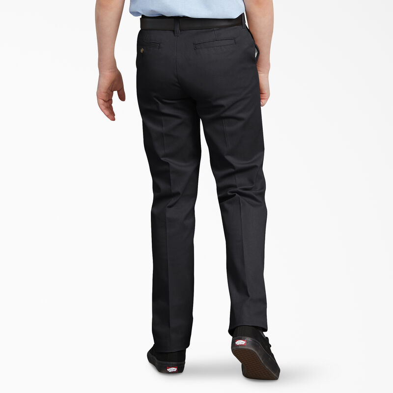 Dickies Boys' FLEX Slim Fit Pants, 4-20 Black ID-WCsZ7LQ7