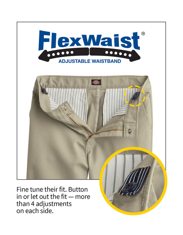 Dickies Boys' FLEX Slim Fit Pants, 4-20 Black ID-WCsZ7LQ7