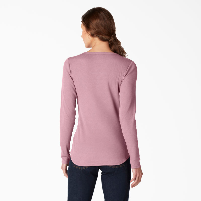 Dickies Henley Long Sleeve Shirt Dusty Orchid ID-WKviAdo4