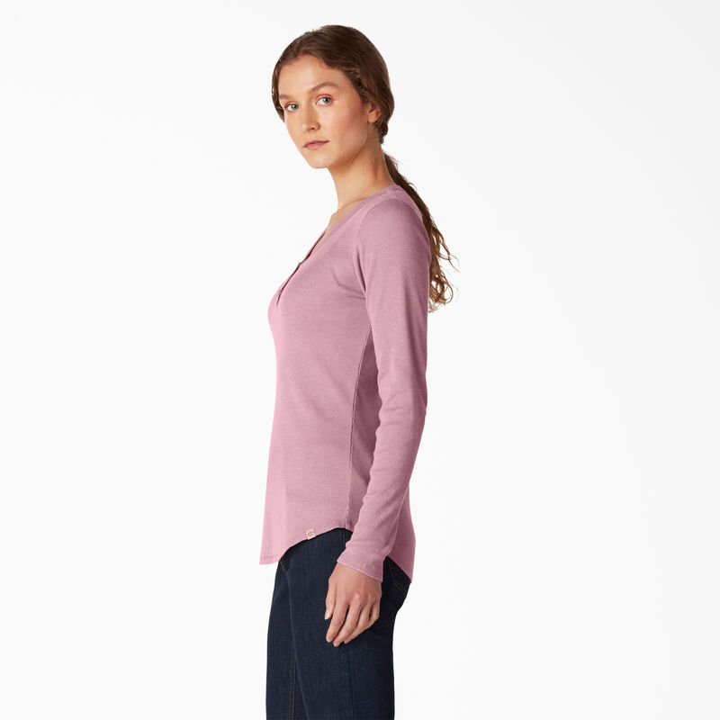 Dickies Henley Long Sleeve Shirt Dusty Orchid ID-WKviAdo4