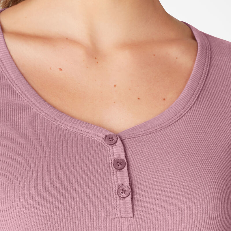 Dickies Henley Long Sleeve Shirt Dusty Orchid ID-WKviAdo4