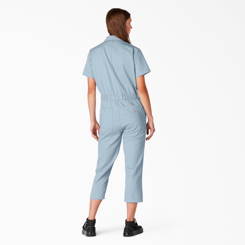 Dickies Reworked Cropped Coveralls Stonewashed Fog Blue ID-WOLSA9oy