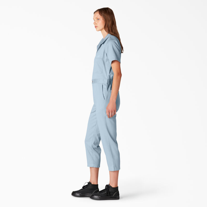 Dickies Reworked Cropped Coveralls Stonewashed Fog Blue ID-WOLSA9oy