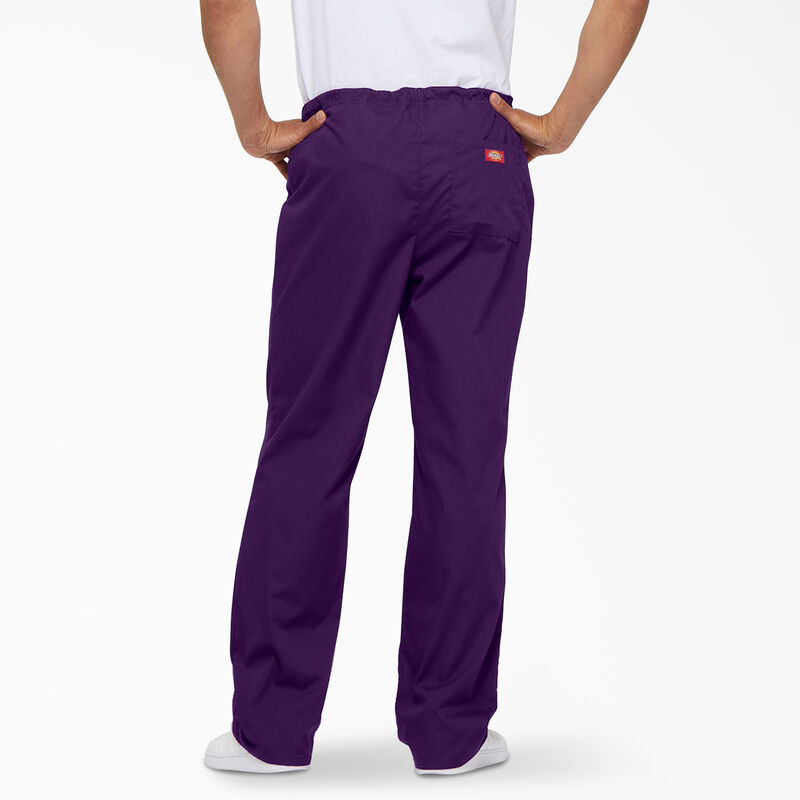 Dickies Unisex EDS Signature Scrub Pants Purple Eggplant ID-WOexQ3gF