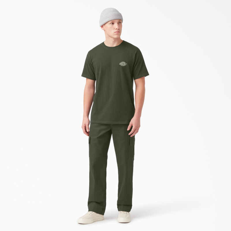 Dickies Back Logo Graphic T-Shirt Olive Green ID-WPTdslIW