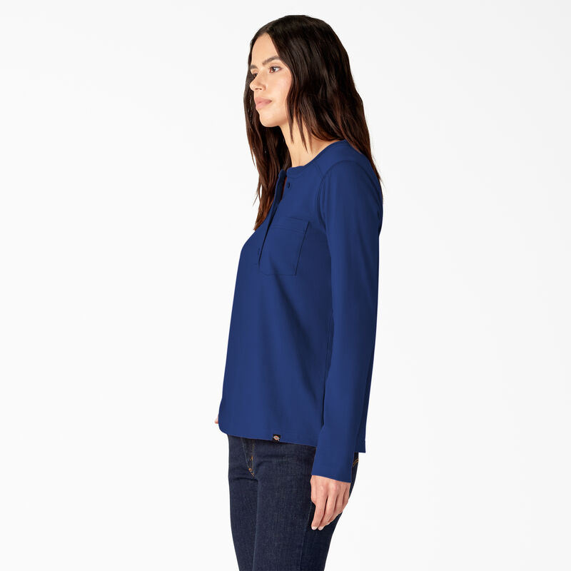 Dickies Heavyweight Henley Surf Blue ID-WTTZ0LGj