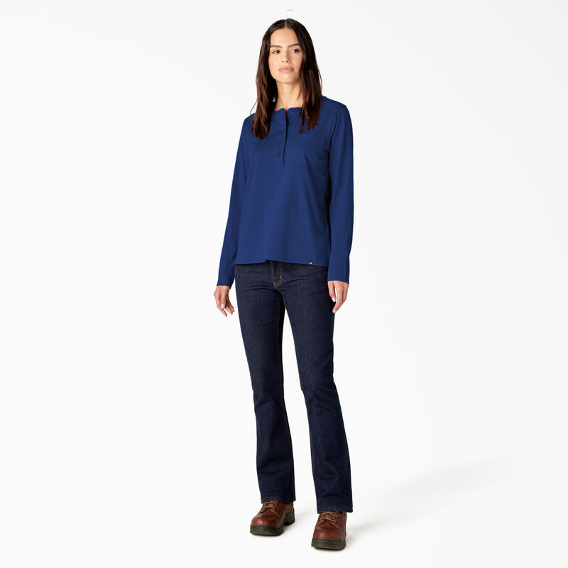 Dickies Heavyweight Henley Surf Blue ID-WTTZ0LGj