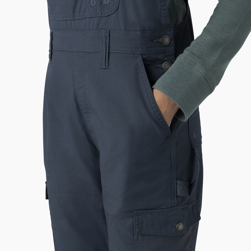 Dickies Cooling Ripstop Bib Overalls Rinsed Air Force Blue ID-Wf7gxon2