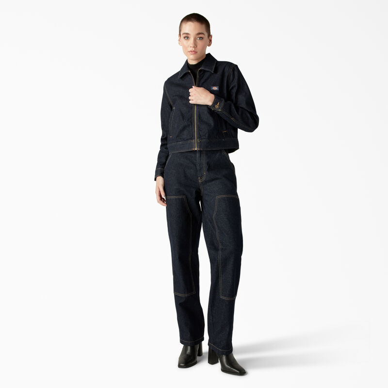 Dickies Madison Denim Jacket Rinsed Indigo Blue ID-WhEuJ0a9