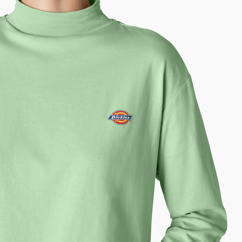 Dickies Mapleton High Neck Long Sleeve T-Shirt Quiet Green ID-WtdlktMm