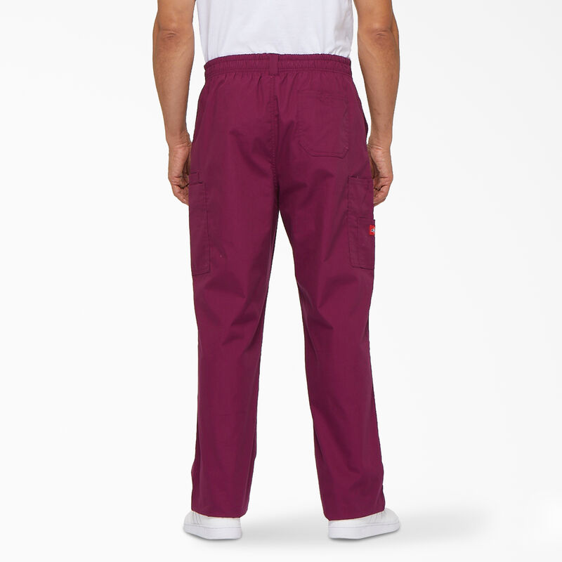 Dickies Men's EDS Signature Cargo Scrub Pants Wine ID-X9HkXI71