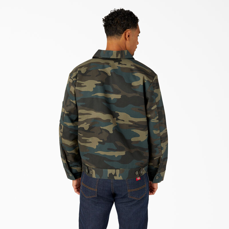 Dickies Insulated Eisenhower Jacket Hunter Green Camo ID-XFgy3S7w