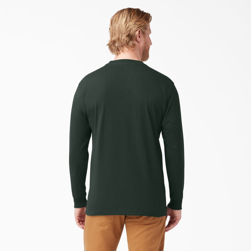 Dickies Heavyweight Long Sleeve Pocket T-Shirt Hunter Green ID-XGvcUO1a