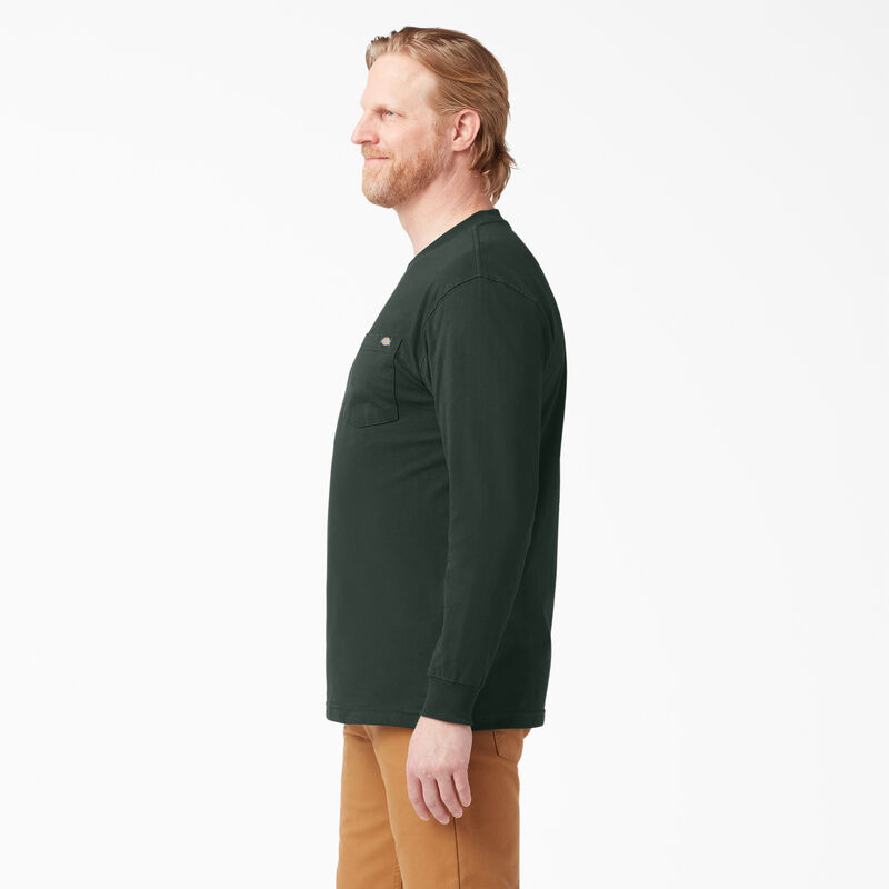 Dickies Heavyweight Long Sleeve Pocket T-Shirt Hunter Green ID-XGvcUO1a