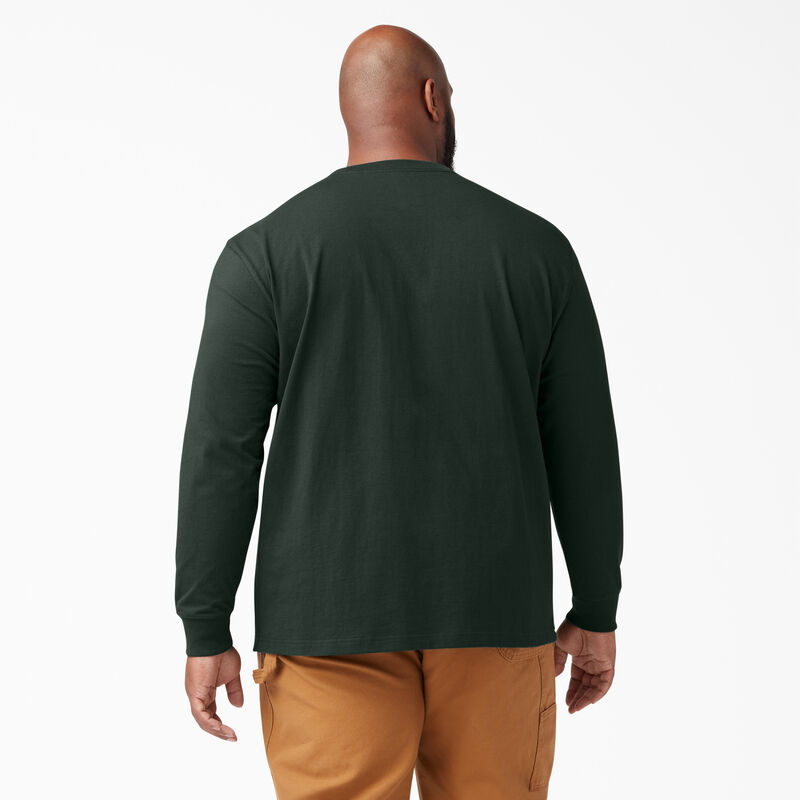 Dickies Heavyweight Long Sleeve Pocket T-Shirt Hunter Green ID-XGvcUO1a