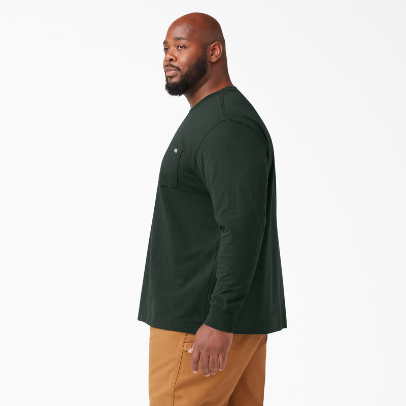 Dickies Heavyweight Long Sleeve Pocket T-Shirt Hunter Green ID-XGvcUO1a