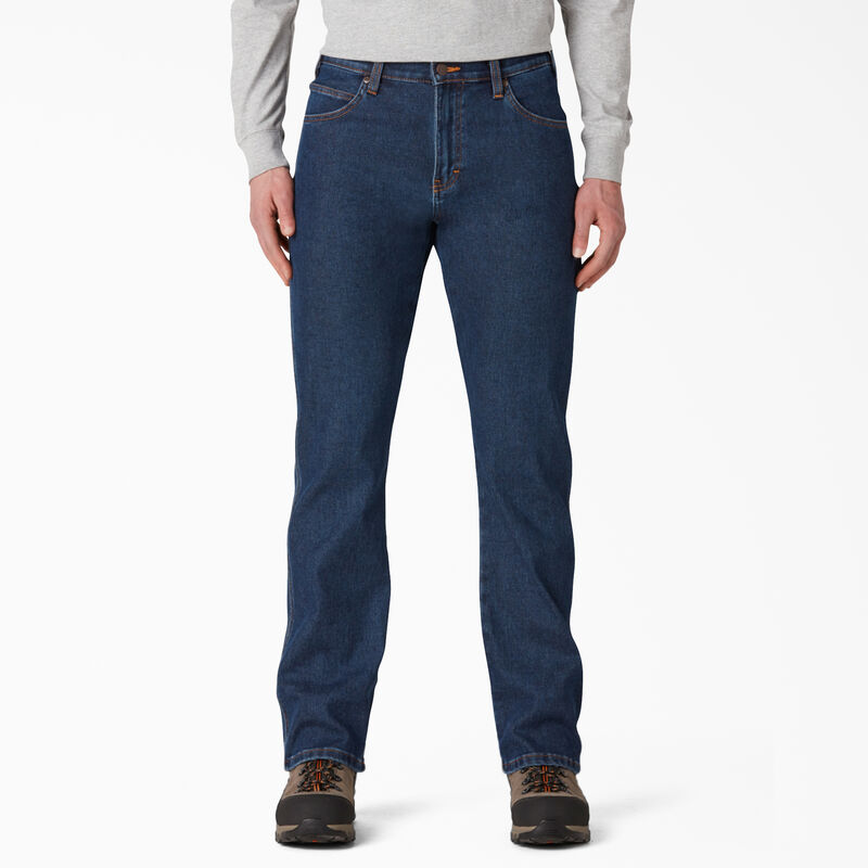 Dickies Lined Regular Fit Denim Carpenter Jeans Stonewashed Indigo ID-XIAEASRE